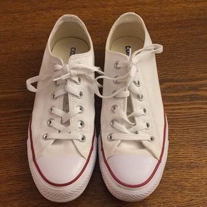 Converse white shoes